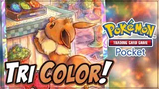 Трёхцветный Иви просто потрясающий! | Pokemon TCG Pocket