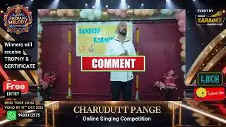 🎤 Indian Melody Express 2025 | Singer Charudutt Pange | Organized by Indian Karaoke Singers Club 🎶