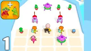 Merge Monster Plant Evolution - Gameplay Walkthrough Part 1 All Levels 1-15 (Android & iOS)