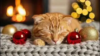 3 Hours Calming Cat Music 🐾🎄 Relaxing Sounds to Reduce Stress & Help Cats Sleep Fast
