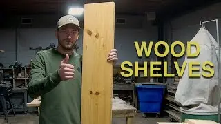 Building Wood Shelves In The Shop