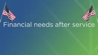 Fixing your finances after active service