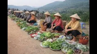 Bustling Traditional Market in Vietnam | Daily Life🍁Chợ truyền thống nhộn nhịp của người Việt