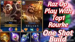 RAZ OP RANK GAMEPLAY || FT. S k  y  n  e  t || SERVER BEST ROURKE ||AOV SA || AOV SURGE