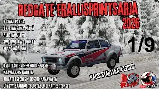RBRvr: Redgate eRallisprintsarja 2026 1/9 osakilpailu - Ford Escort Mk II RS Group 4