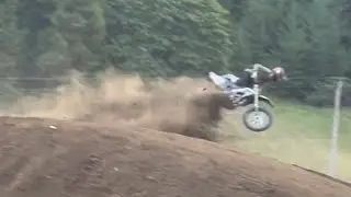 220FT Dirt Bike Crash (Big Hill Jam) - Buttery Vlogs Ep105