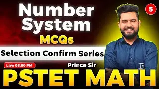 📘 PSTET Math Number System MCQs 