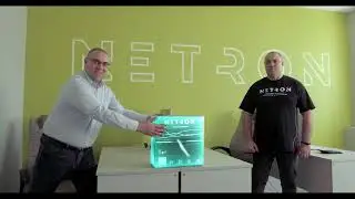 Хотите оригинально прорекламировать компанию -вот пример! NETRON.