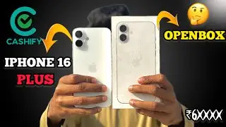Refurbished iphone16 plus from cashify | superb condition | With Original box कैसे मिला? |