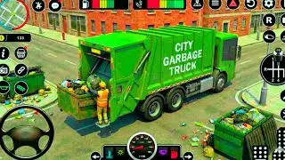 Modern Real Garbage Truck Simulator - New City Trash Truck Games Android 4K Gameplay