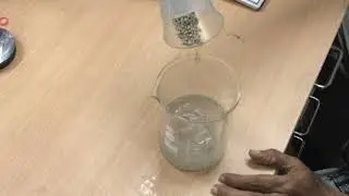 Gypsum granules water soluble test