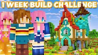 I Had ONE WEEK to Build This Starter House in Minecraft!