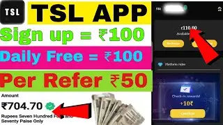 TSL New earning app 2023 | Teslaez Earning App 🤑 | Daily free check up ₹100 | #earningapp #viral