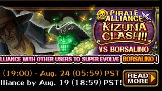 One Piece Treasure Cruise [OPTC] KIZUNA CLASH VS BORSALINO DEX