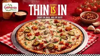 ✨ Thin Is IN! Crispy 10&rdquo; Thin Crust Pizza Starting Rs 1399 | California Pizza Karachi 🍕🔥