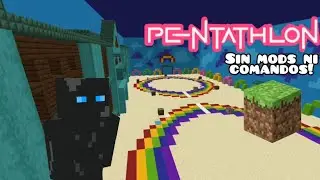 Cómo hacer el Pentathlon🌈FUNCIONAL en Minecraft sin MODS ni COMANDOS✅️ #minecraft #squidgame