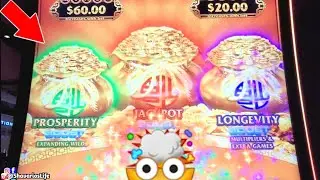 I Asked For It And I Got It! MEGA FEATURE PROGRESSIVE JACKPOTS