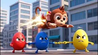 Monkey & Egg Squad: Cartoon City Adventure
