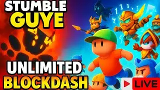 🔴 LIVE: Unlimited BlockDash Room Code in Stumble Guys 😱🔥 | Non-Stop Chaos #stumbleguys