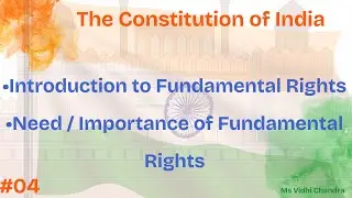 Introduction to Fundamental Rights | Need/ Importance | Indian Constitution | BCOM | BMS | BAF |