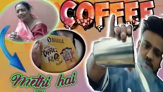 Butterscotch flavour Coffee ghar mai !!