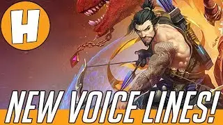 Overwatch - NEW Hanzo Voice Lines + Interactions! (Heroes of The Storm)