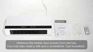 Electactic Wall Hanging Heater (56013HSH0 / NH-13R) | Installation Guide