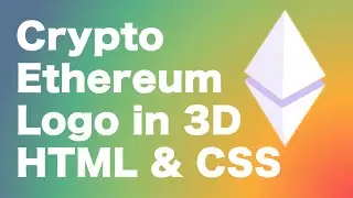 Crypto Ethereum Logo in 3D | Step-by-Step Tutorial