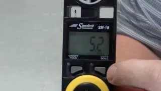 WeatherHawk SM 18 SkyMate Hand Held Wind Meter (anemometer) - Yellow AF5DN