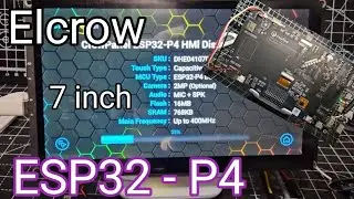CrowPanel Advanced 7-дюймовый | ESP32-P4 HMI AI-дисплей 1024x600 IPS с сенсорным экраном