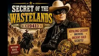 Secret of the Wastelands (1941) | Hopalong Cassidy Uncovers Ancient Gold Secrets | Western Movie