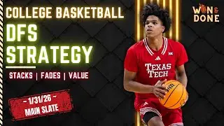 College Basketball | NCAA Basketball | DFS Main Slate | NCAA Basketball Picks | CBBDFS | PrizePicks