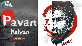 Simply Sketching The Samurai Spirit | Pawan Kalyan Ink Portrait Drawing