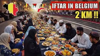 SHOCK - Iftar with a 2KM Dining Table, Islam Skyrockets in Belgium