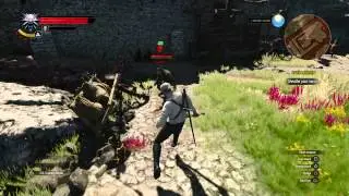The Witcher 3: Wild Hunt - Kaer Morhen: Vesemir Training (Signs, Sword, Bombs, Parry, Dodge, Roll)
