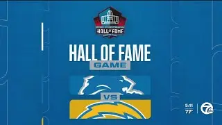 Lions set to face Chargers in Hall of Fame game to kick off 2025 season
