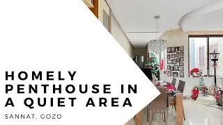 Curbsy Property Tour Malta | Homely Penthouse in Quiet Area of Sannat, Gozo for Sale