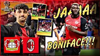 MAGISCHE CL NACHT ⚫️🔴 UND MEGA ATMOSPHÄRE 🔥| BAYER LEVERKUSEN VS AC MAILAND | STADIONVLOG
