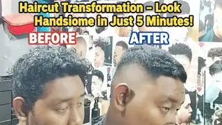 Hair Transformation! Messy Hair Becomes Neat in Just 5 Minutes
