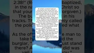 Scripture #church #burglar #funny #oldlady #comedy #jokes #humor #bible #misunderstanding #police