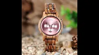 Mia Belle Fleur : BOBO BIRD Women's Wooden Luxury Timepiece