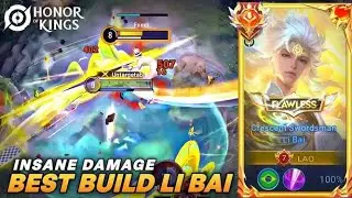 Li Bai - Insane Damage - Best Build - Honor Of Kings