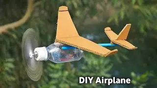 How To Make High Performance Simple RC Airplanes from used  Bottles and Cardboard!! 
