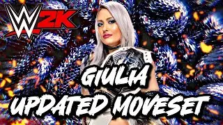 WWE 2K24 | Giulia Updated Moveset + Realistic Base Superstar Settings