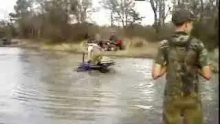 Dave, Waller, and Gotmuddy in the swamp at River run