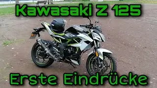 Erster Eindruck | Kawasaki Z 125 mit Arrow Auspuff | Probefahrt | B196