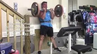 USAPC Summer Virtual Strict Curl Contest, 198 weight class, 181.5lb curl, or 82.3kg