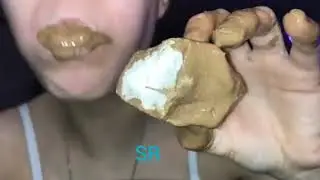 🧀Fiberboard from assorted clays🧀@icona_mela #chalk #mukbang #asmr @asmrchalkedit1349