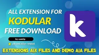 How to #Kodular #Extensions Free #Download | #All Extension Free Download for Kodular #App #Creator
