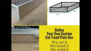 Custom cut metal box